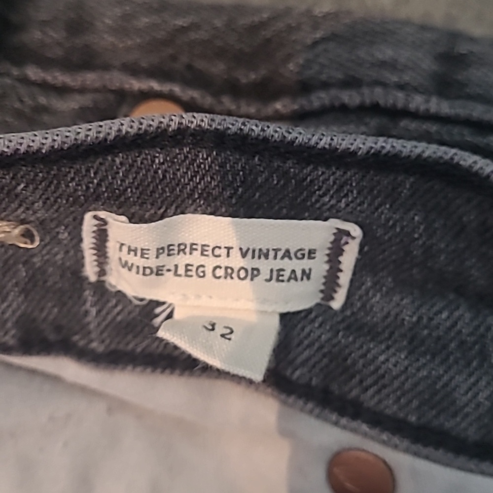 MADEWELL THE PERFECT VINTAGE WIDE LEG CROP JEANS - Picture 12 of 14